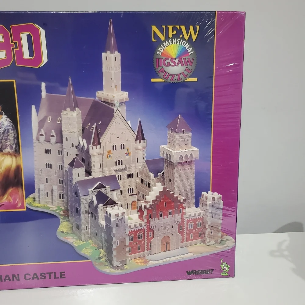 Wrebbit Puzz-3D Bavarian Castle 1000 Piece Puzzle New Sealed